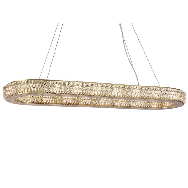 Подвесная люстра Newport 8560/100 C oval gold polished М0070796