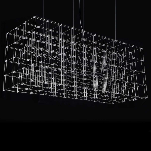 Подвесная люстра Imperium Loft Quasar Cosmos Square Led Pendant Light 80/80/200 252290-22