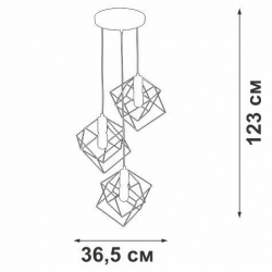 Подвесная люстра Vitaluce V4943-1/3S