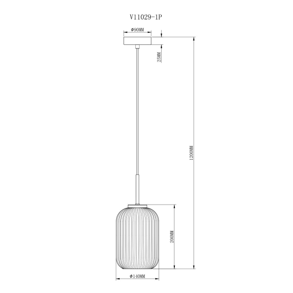 Подвесной светильник Moderli Ivory V11029-1P