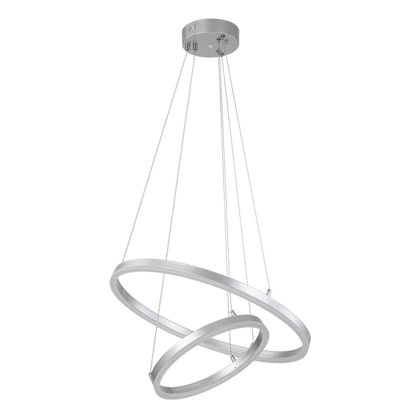 Подвесной светодиодный светильник Escada Void 10254/2LED Silver APP Подвесной светодиодный светильник Escada Void 10254/2LED Silver APP