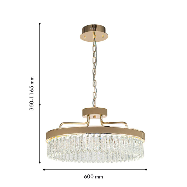 Подвесной светодиодный светильник Favourite Visconte 4304-6P Подвесной светодиодный светильник Favourite Visconte 4304-6P