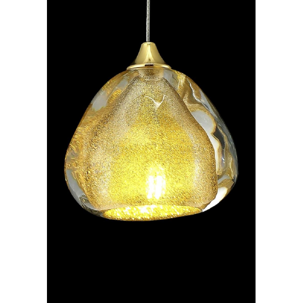 Подвесной светодиодный светильник Crystal Lux Verano SP1 Gold