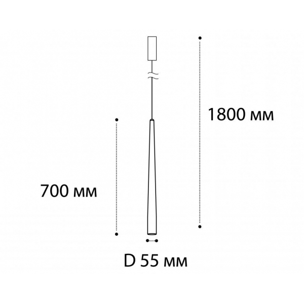 Подвесной светодиодный светильник Italline IT03-1428 coffee