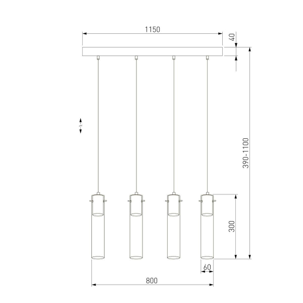 Подвесной светильник TK Lighting 3149 Look Graphite