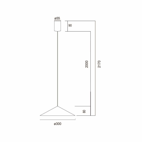 Подвесной светильник Mantra Cono 9455