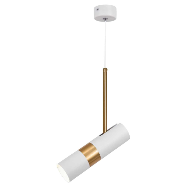 Подвесной светильник ЭРА PL33 WH/GD MR16 GU10 Б0061381