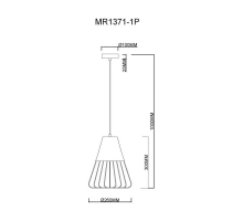 Подвесной светильник MyFar Hill MR1371-1P