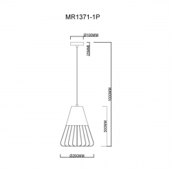 Подвесной светильник MyFar Hill MR1371-1P