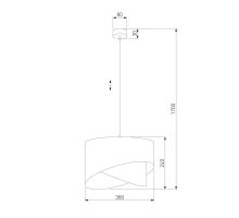 Подвесной светильник TK Lighting 4823 Grant Black