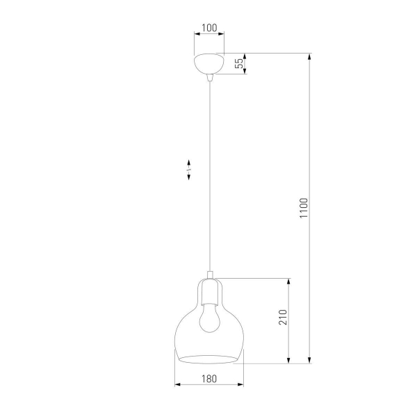 Подвесной светильник TK Lighting 1002 Mango