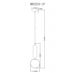 Подвесной светильник MyFar Pierre MR2233-1P