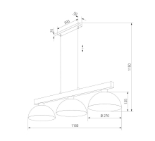 Подвесной светильник TK Lighting 4712 Oslo