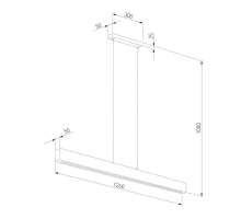 Подвесной светодиодный светильник TK Lighting 1448 Teo