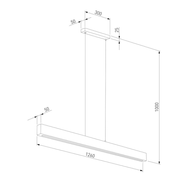 Подвесной светодиодный светильник TK Lighting 1448 Teo