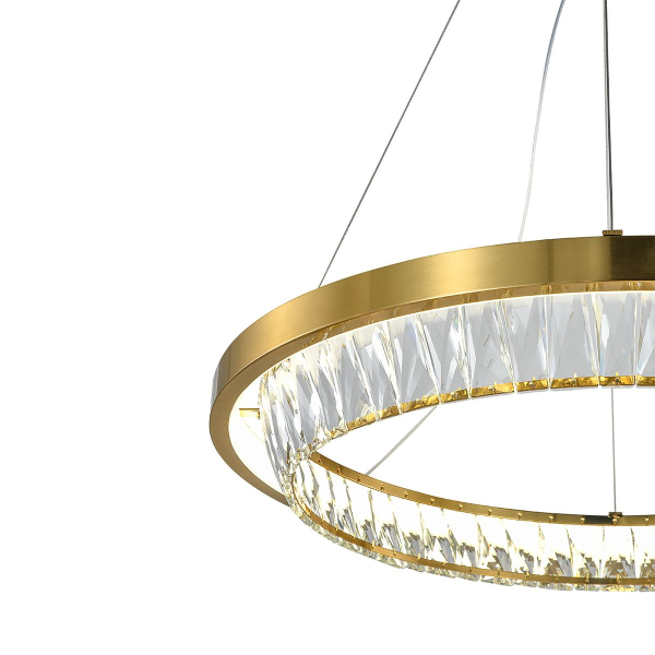 Подвесной светодиодный светильник Indigo Riva 12045/1P Brass V000102L Подвесной светодиодный светильник Indigo Riva 12045/1P Brass V000102L