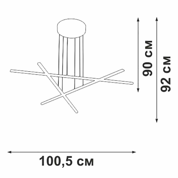 Подвесной светильник Vitaluce V3051-1/3S Подвесной светильник Vitaluce V3051-1/3S