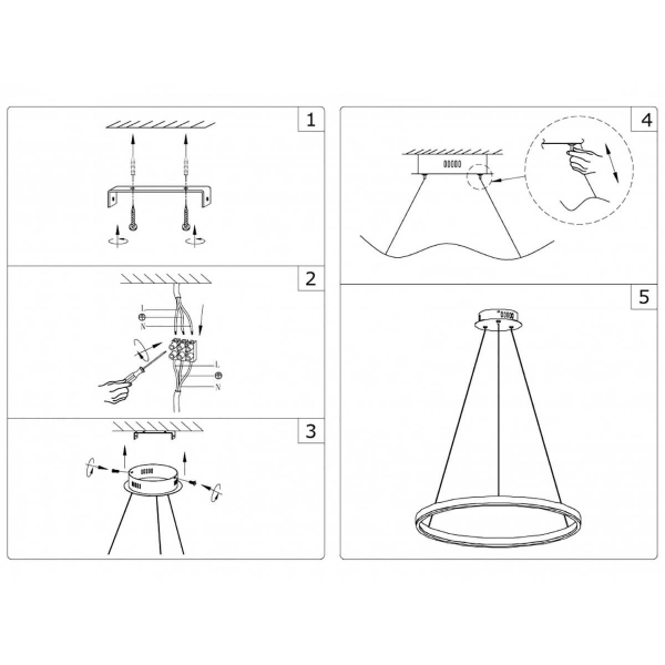 Подвесной светодиодный светильник Kink Light Тop 08213,19A(3000K) Подвесной светодиодный светильник Kink Light Тop 08213,19A(3000K)