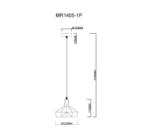 Подвесной светильник MyFar Brigitte MR1405-1P