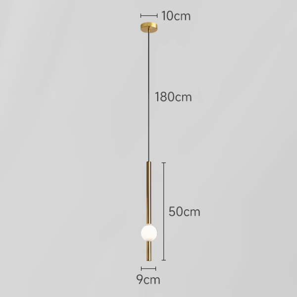 Подвесной светильник Imperium Loft Wand Vrt A H50 Brass 345103-23