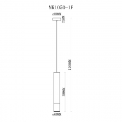 Подвесной светильник MyFar Klara MR1050-1P