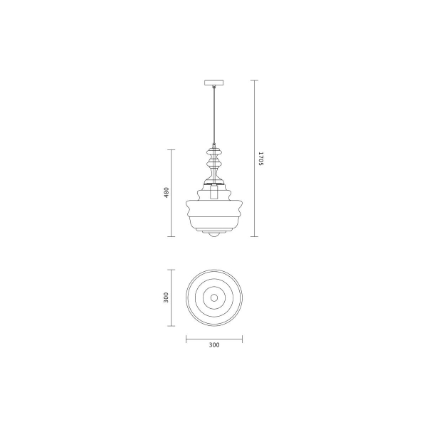 Подвесной светильник Vele Luce Paolo VL5223P31 Подвесной светильник Vele Luce Paolo VL5223P31