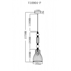 Подвесной светильник Moderli Charm V10904-P