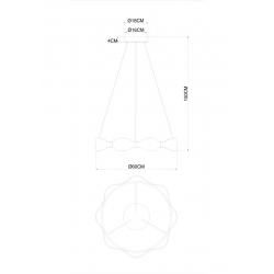 Подвесной светодиодный светильник Arte Lamp Grace A1868SP-1PB