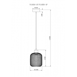 Подвесной светильник Moderli Olivia V11034-1P