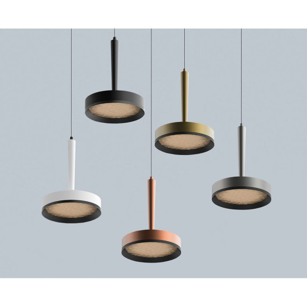 Подвесной светильник Italline IT02-025 dark silver 3000K+IT02-024 black