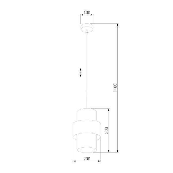 Подвесной светильник TK Lighting 849 Calisto