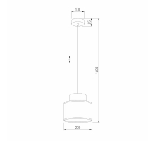 Подвесной светильник TK Lighting 10078 Duo