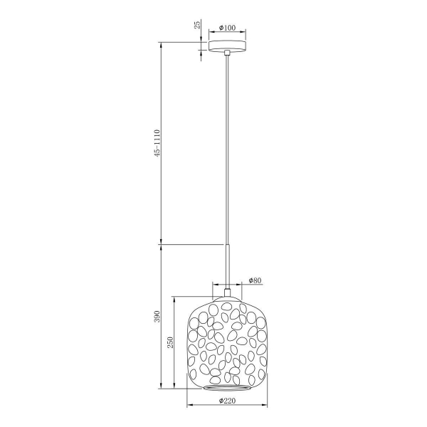 Подвесной светильник Maytoni Dolce MOD001PL-01CFL