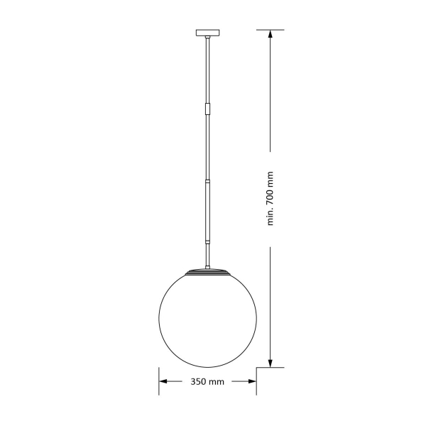 Подвесной светильник KUTEK MOOD Ultimo ULT-ZW-1(Z)350 Подвесной светильник KUTEK MOOD Ultimo ULT-ZW-1(Z)350