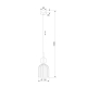 Подвесной светильник TK Lighting 11039 Sophia Cognac a071822