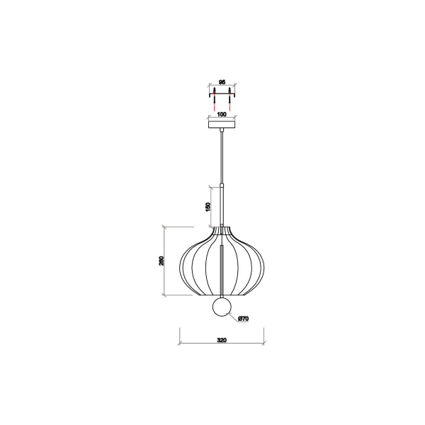 Подвесной светильник Vele Luce Bianco VL5714P41 Подвесной светильник Vele Luce Bianco VL5714P41