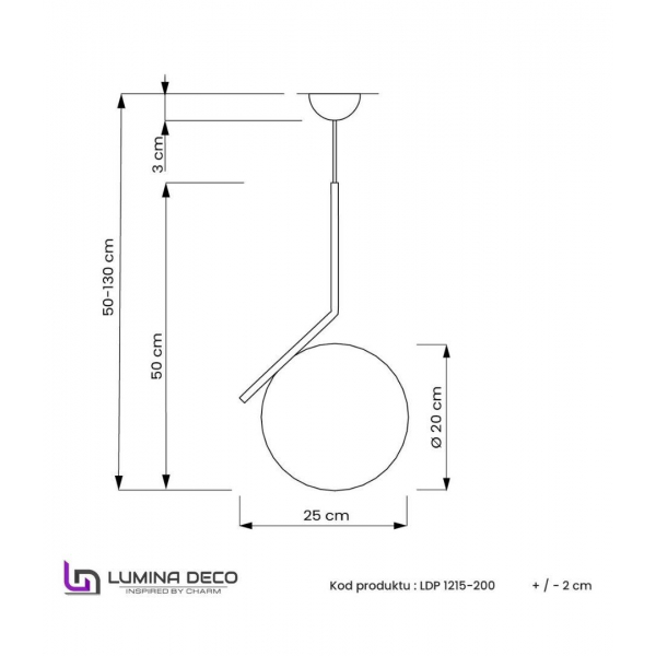 Подвесной светильник Lumina Deco Sorento LDP 1215-200 WT+MD