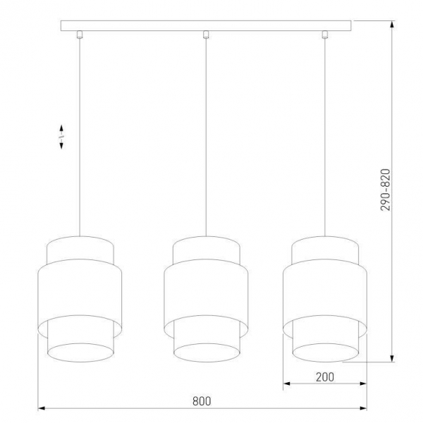 Подвесной светильник TK Lighting 6531 Boho White