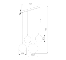 Подвесной светильник TK Lighting 4790 Esme