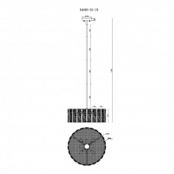 Подвесной светильник iLamp Panorama D4688-50 CR