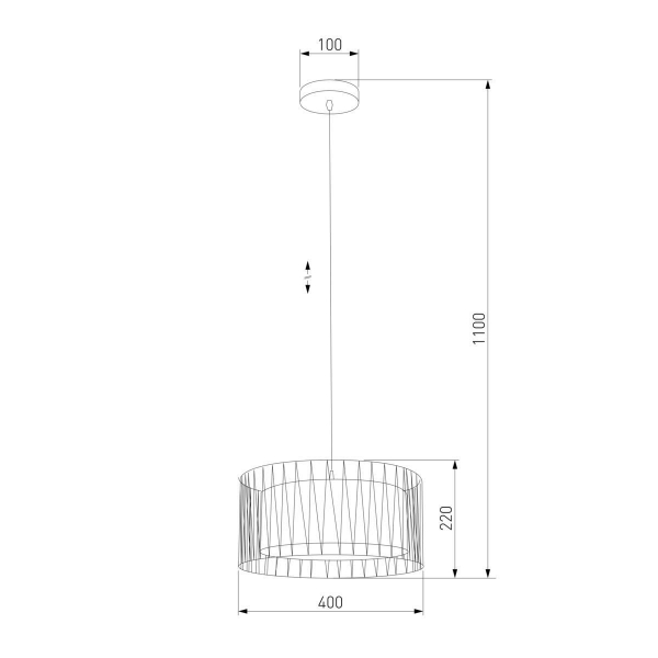 Подвесной светильник TK Lighting 1654 Harmony Black