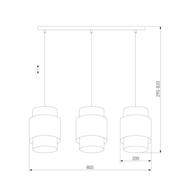 Подвесной светильник TK Lighting 6531 Boho White