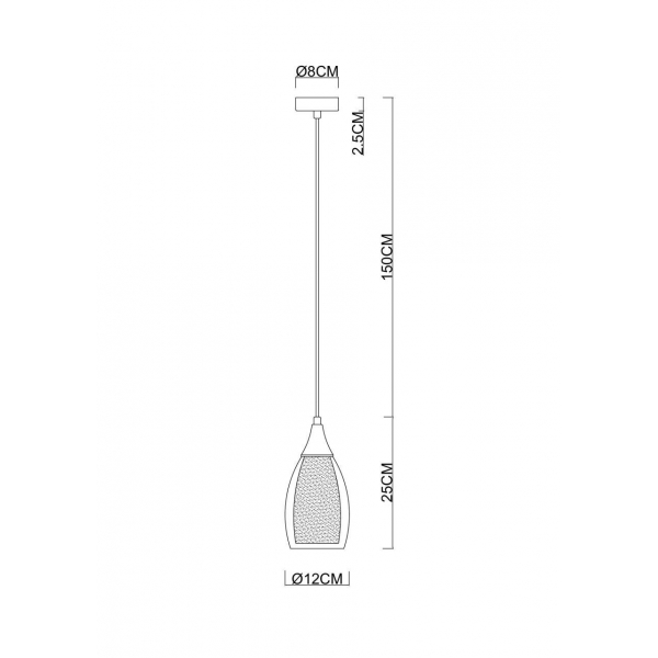 Подвесной светильник Arte Lamp Barry A7951SP-1BK