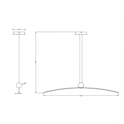 Подвесной светодиодный светильник Arte Lamp Arno A3362SP-25BK