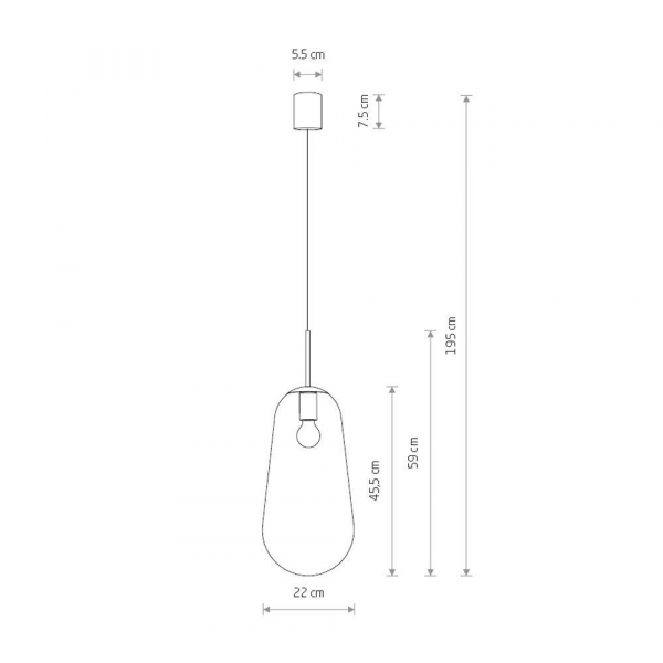 Подвесной светильник Nowodvorski Pear L 7797