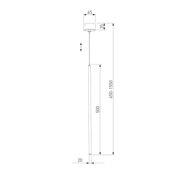 Подвесной светодиодный светильник Elektrostandard Flinn 50263 LED 4W 3000К латунь a072221
