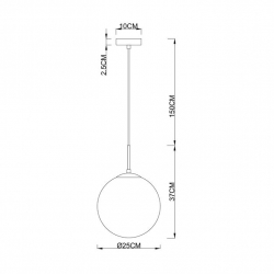 Подвесной светильник Arte Lamp Volare A1561SP-1BK