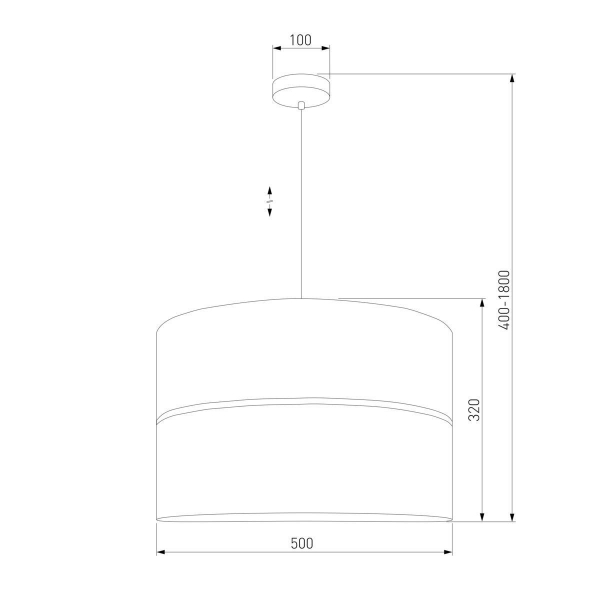 Подвесной светильник TK Lighting 534 Hilton