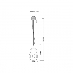 Подвесной светильник MyFar Eye MR1710-1P