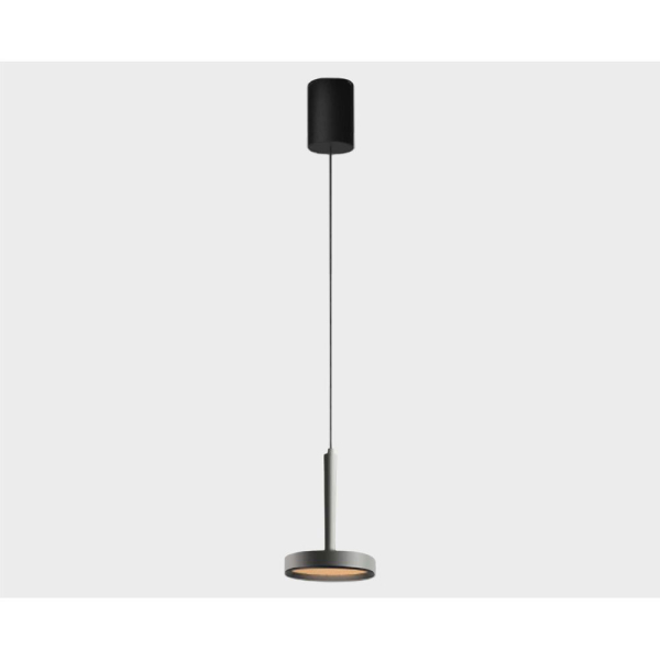 Подвесной светильник Italline IT02-025 dark silver 3000K+IT02-024 black